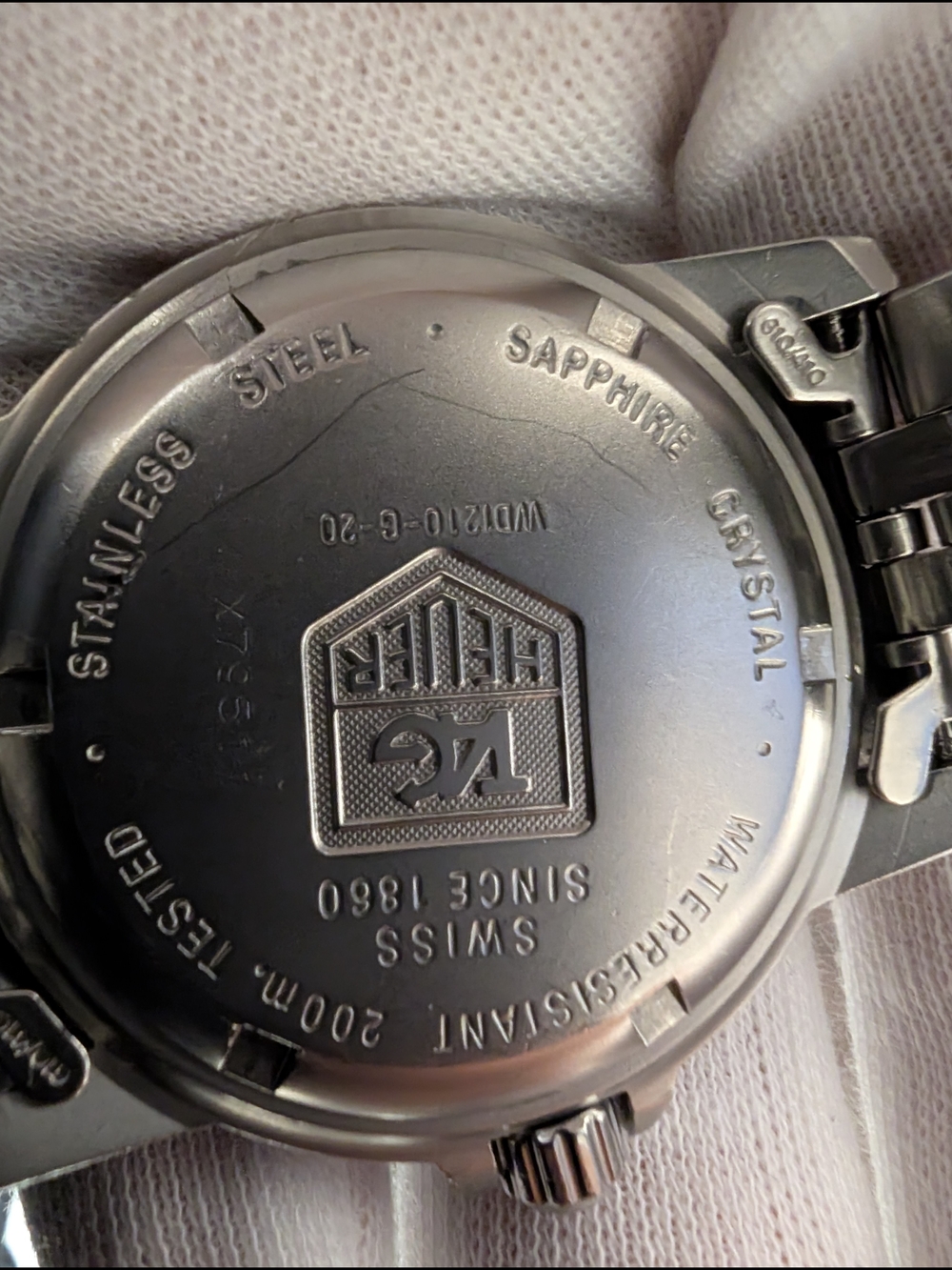 Vintage TAG Heuer 1500 Professional WD1210-6-20 Diver Watch Serviced - Picture 4 of 4